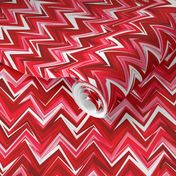 ruby red chevron