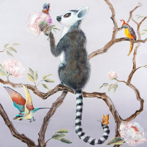 Lemur and Butterfly