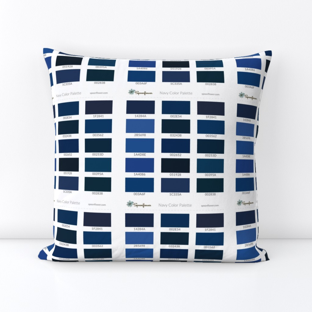 Spoonflower Navy Palette