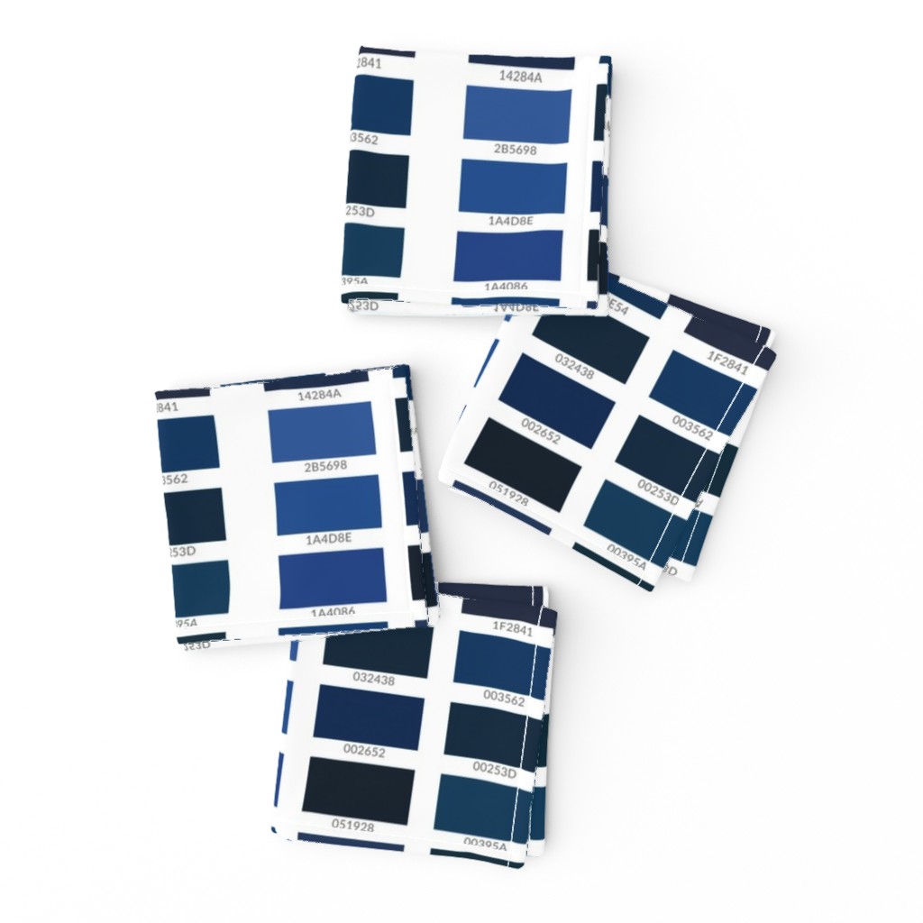 Spoonflower Navy Palette