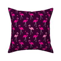 Exotic paradise bird flamingo summer print