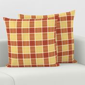 Craigowan Tartan ~ Provence ~ Rococo Gold, White, Turkey Red and Chevalier