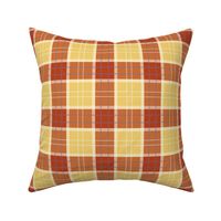 Craigowan Tartan ~ Provence ~ Rococo Gold, White, Turkey Red and Chevalier