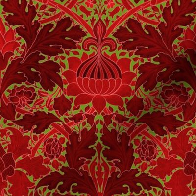 William Morris ~ St. James or Growing Damask ~ Christmas