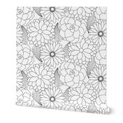 Floral Coloring Book