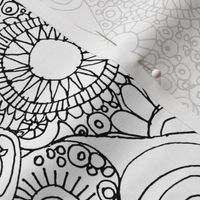 Floral Wallpaper colour-in-wiccked