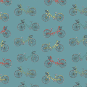 Summer Bicycles Blue