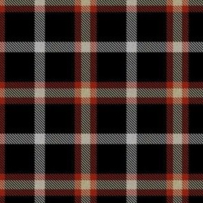 Black Red Cream Plaid