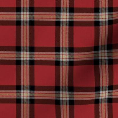 Red Black Cream Plaid (Revised)