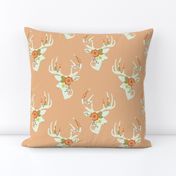 Minty floral deer