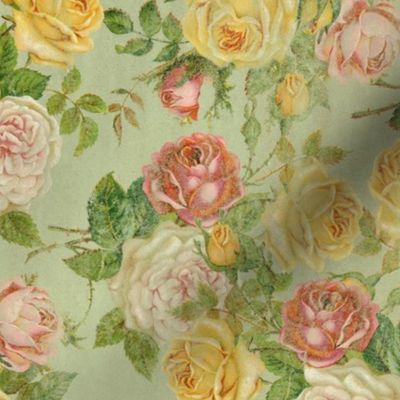 Vintage Floral Victorian Shabby Chic