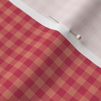 soft red gingham, 1/4" squares 