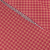 soft red gingham, 1/4" squares 