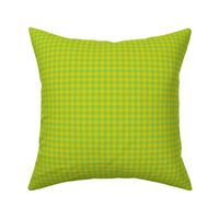 bright lime gingham, 1/4" squares 