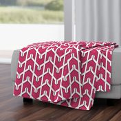 Modern Chevron in Fuchsia