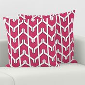 Modern Chevron in Fuchsia