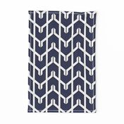 Navy Herringbone 