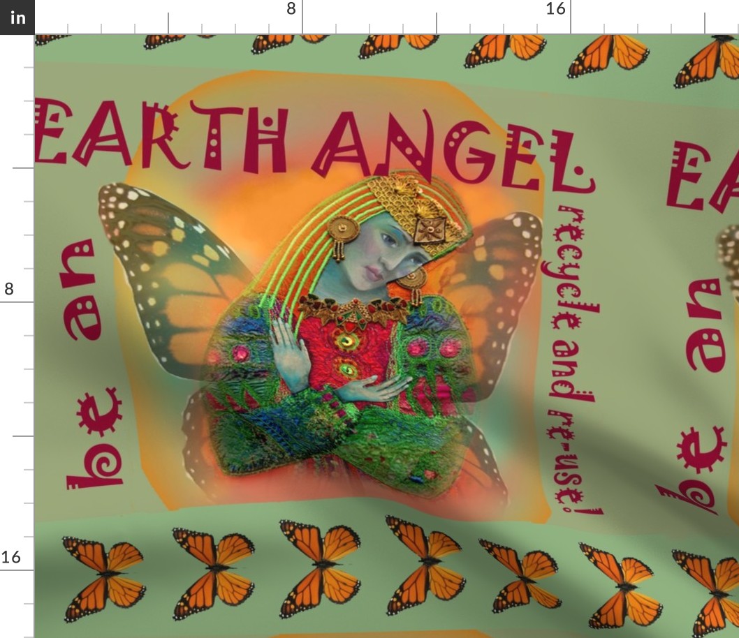 Earth Angel grocery bag