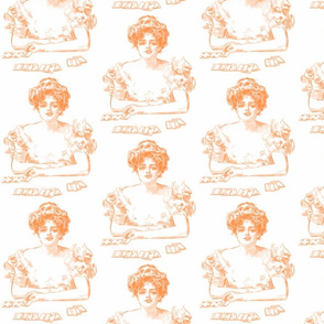 Gibson Girl Playing Cards