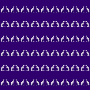 Smaller Greyhounds - 2.93" height (purple)