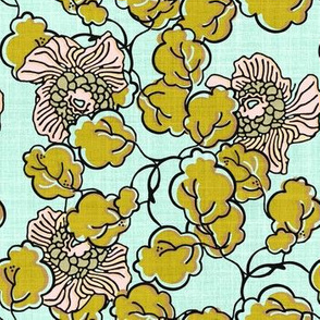 Vintage Block Floral in pastels