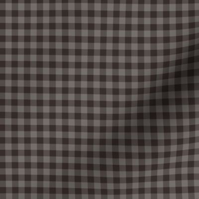 Gingham in ancient warm grey, 1/4" squares 