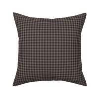 Gingham in ancient warm grey, 1/4" squares 