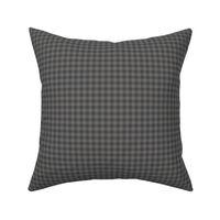 Gingham in ancient greys, 1/4" squares 