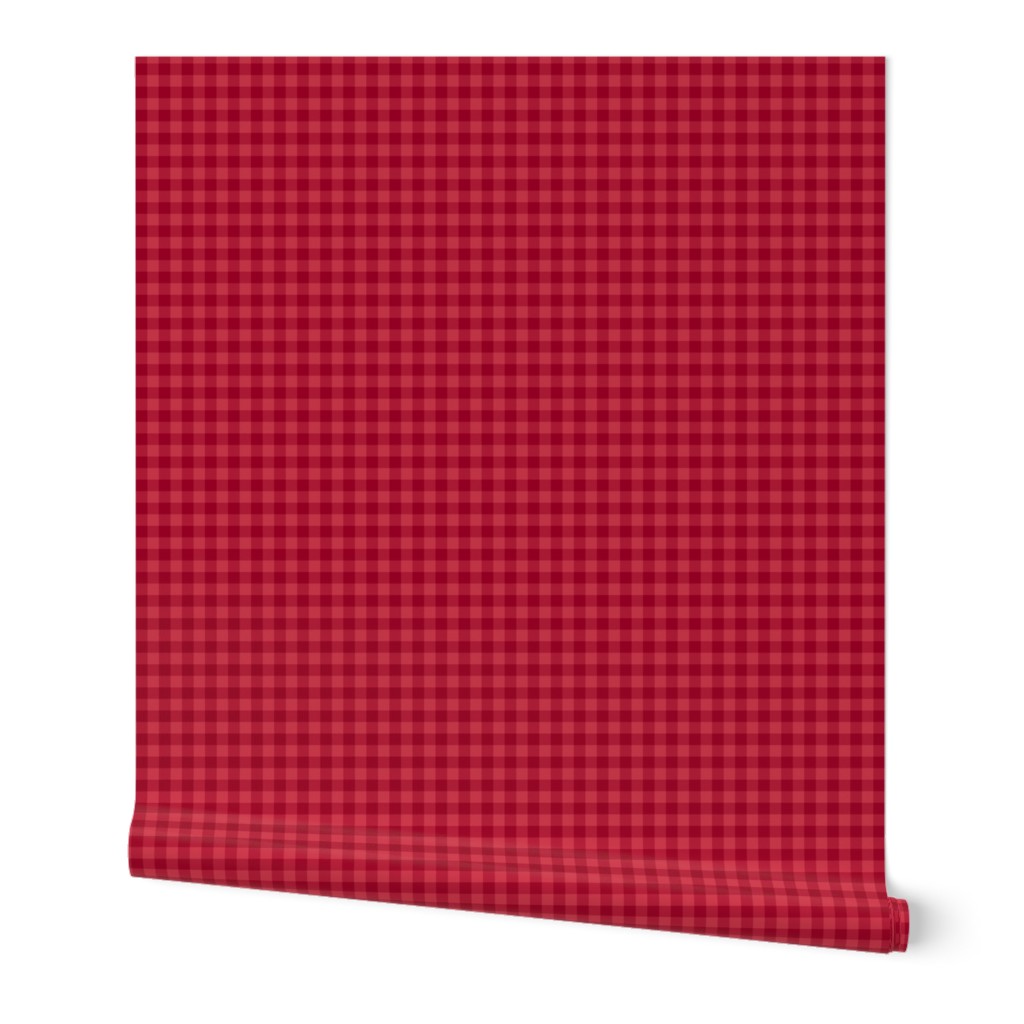 cinnamon candy gingham, 1/4" squares 