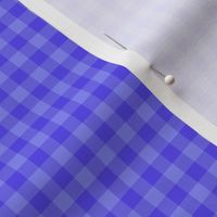 periwinkle gingham, 1/4" squares 