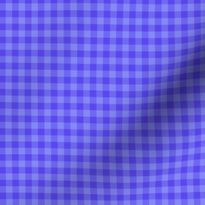 periwinkle gingham, 1/4" squares 