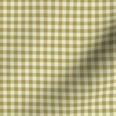 cream and tan gingham, 1/4" squares 