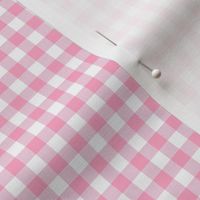 frosting pink gingham, 1/4" squares