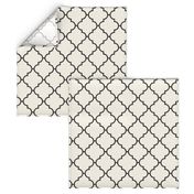 Moroccan Grande Tile on Cream