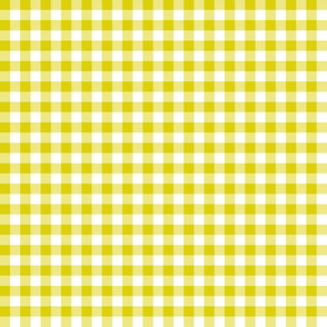 midsummer's gold gingham, 1/4" squares 