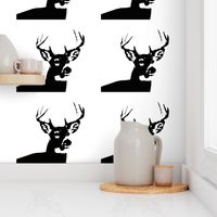 Black Buck // Pillow Covers 