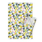 Quirky geometric pastels triangle