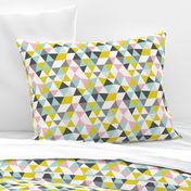 Quirky geometric pastels triangle