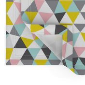 Quirky geometric pastels triangle