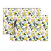 Quirky geometric pastels triangle