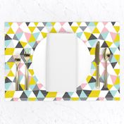 Quirky geometric pastels triangle