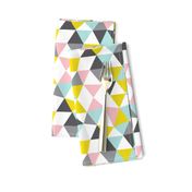 Quirky geometric pastels triangle