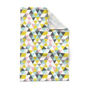 Quirky geometric pastels triangle