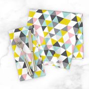 Quirky geometric pastels triangle