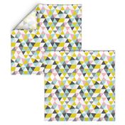 Quirky geometric pastels triangle