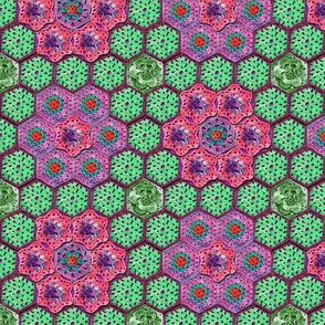 Crocheted Hexagons 2
