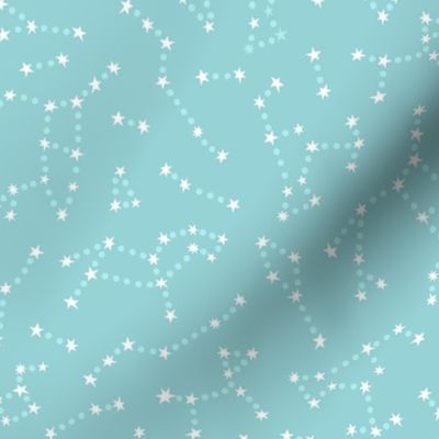 M - Star Constellations (turquoise)