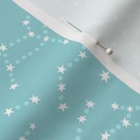 M - Star Constellations (turquoise)