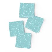 M - Star Constellations (turquoise)