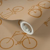 bicycle shadow stripe - gingerbread cookie